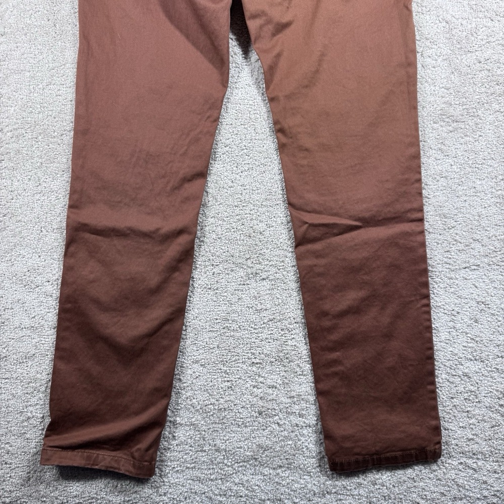 Levi Strauss & Co. Mens Chino‎ Pants Straight Leg Pockets Size 30x32 Burgandy - Picture 8 of 10